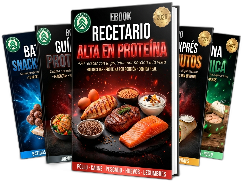 Pack Recetario Alta en Proteína - Elevify